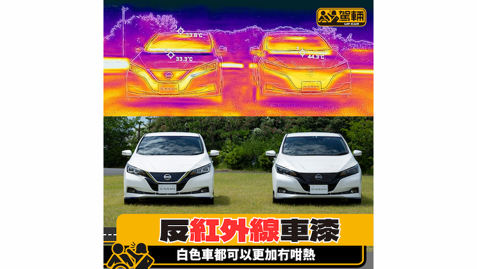 【日產測試反射熱力車漆】快啲有就好喇！