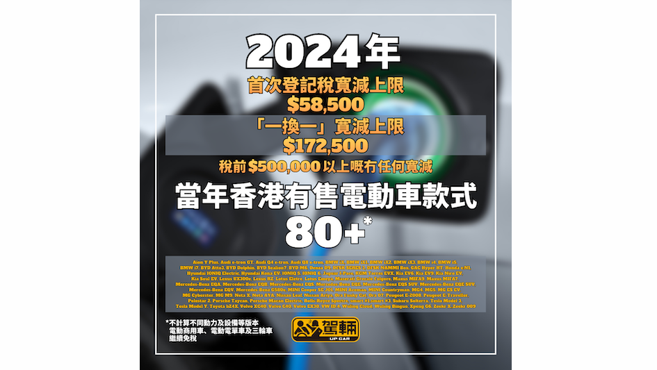 【香港電動車稅制懶人包】幾時開始有優惠？香港賣過幾多款電動私家車？